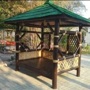 Jual Gazebo Saung Bambu di Kaur