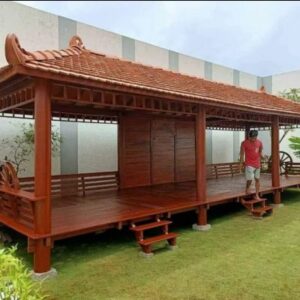 Jual Gazebo Kayu Jati Ukir di Kutai Timur